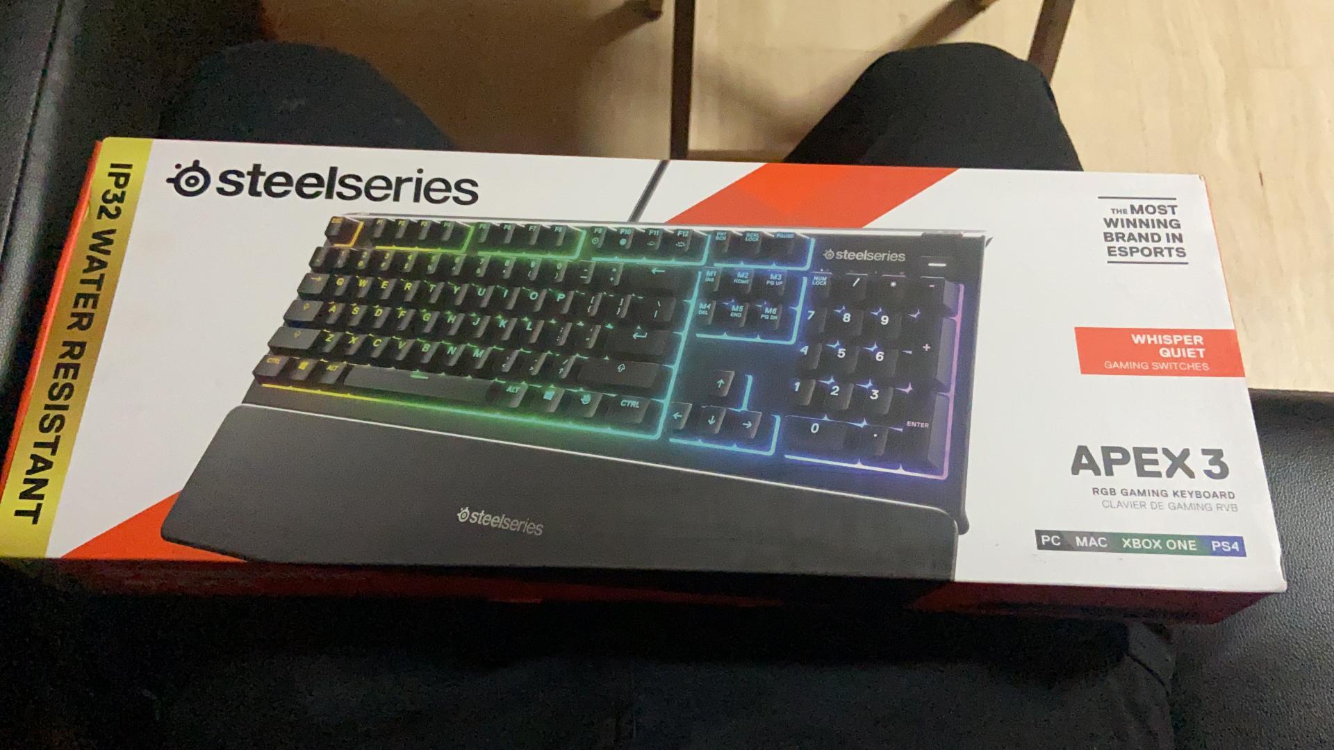 SteelSeries Apex 3 RGB Wired Gaming Keyboard – GameShop Asia